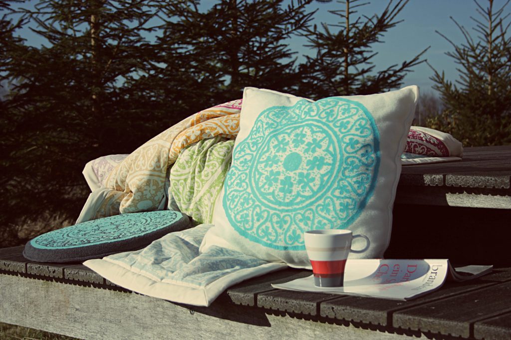 Frühlingserwachen mit Kuscheldecke