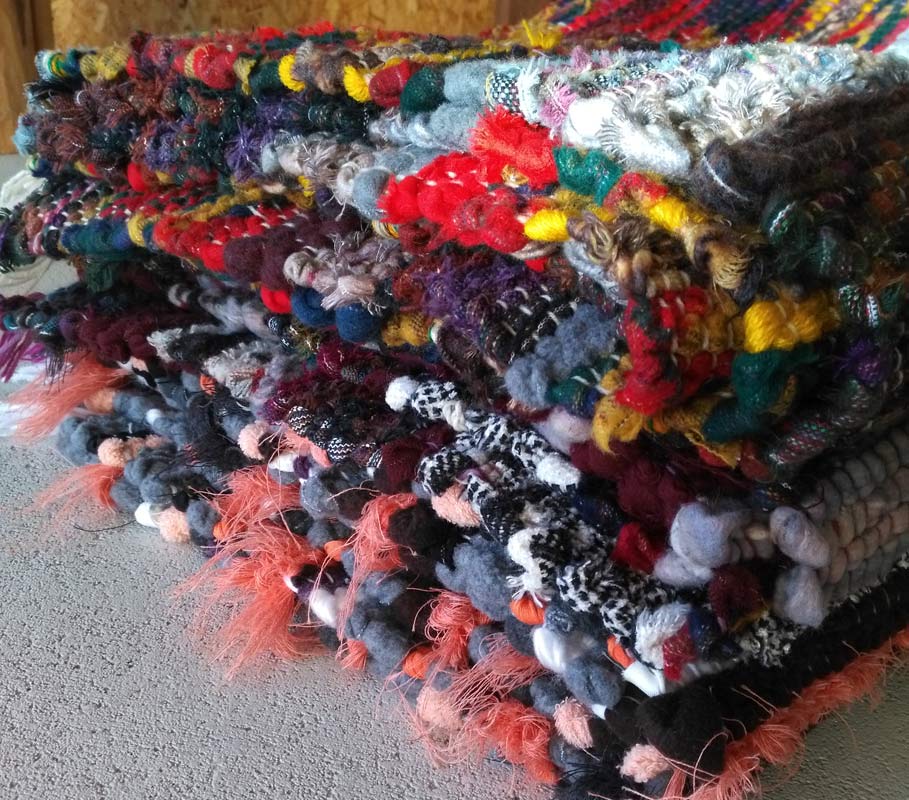 Fleckerlteppich handmade by Tante Ella