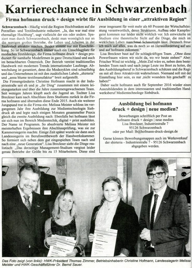 Bayerns beste Medientechnologin machte bei uns Ausbildung