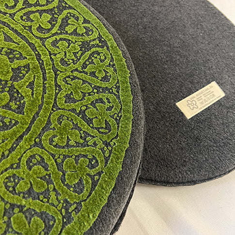 QUADRATRUND Sitzkissen Fleece