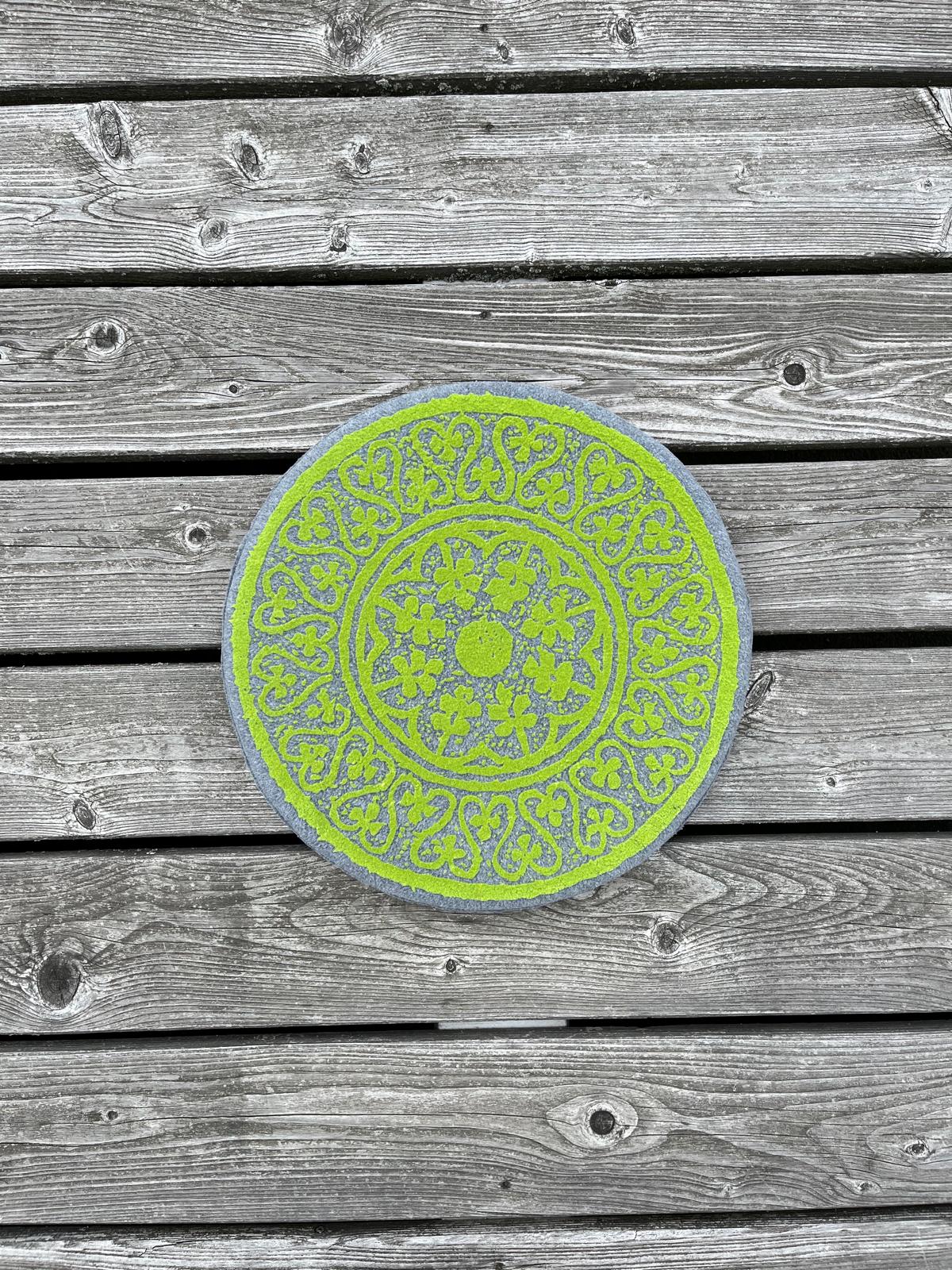 QUADRATRUND Sitzkissen Fleece